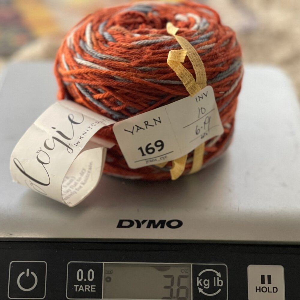 YARN 169 KNITOLOGIE BY KNIT CRATE 100% SUPERWASH MERINO WOOL 100G 218 YRDS